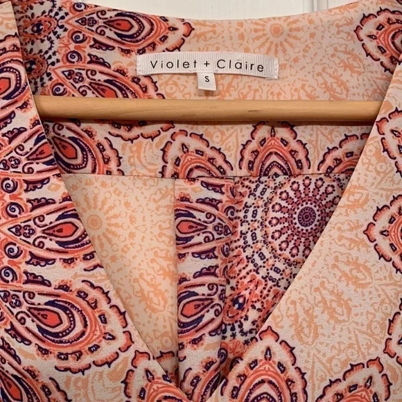 Chic Bohemian Sleeveless Top - Red and Blue - Picture 3 of 8